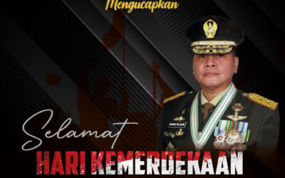 Gubernur Akademi Militer Beserta Persit Kartika Chandra Kirana PCBS Akmil dan Keluarga Besar Akademi Militer Mengucapkan Selamat Hari Kemerdekaan Republik Indonesia.