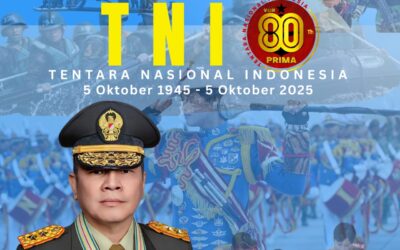 Gubernur Akademi Militer dan Keluarga Besar Akademi Militer Mengucapkan Dirgahayu TNI Ke-80 Tahun.