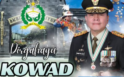 Gubernur Akademi Militer dan Keluarga Besar Akademi Militer Mengucapkan Dirgahayu Korps Wanita Angkatan Darat “Kowad”.