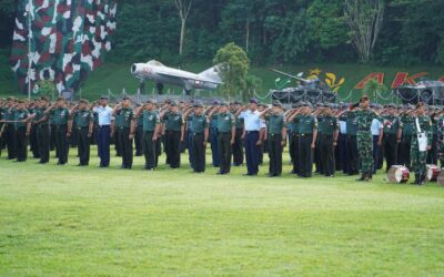 Upacara Bendera Pekan Kedua Februari 2026 Taruna dan Organik Akademi Militer