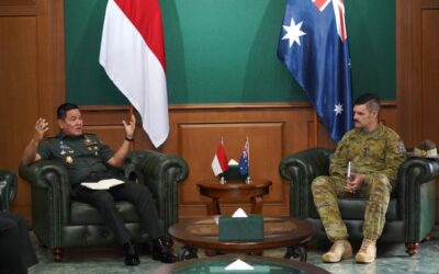 Gubernur Akademi Militer Terima Courtesy Call Atase Darat Australia