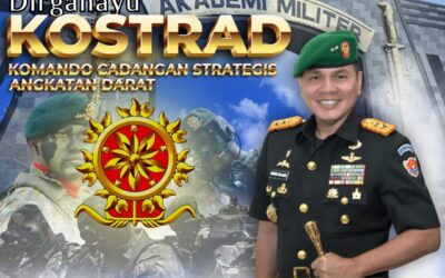 Gubernur Akademi Militer beserta Civitas Academica Akademi Militer mengucapkan Dirgahayu Komando Cadangan Strategis Angkatan Darat (Kostrad) ke-65.