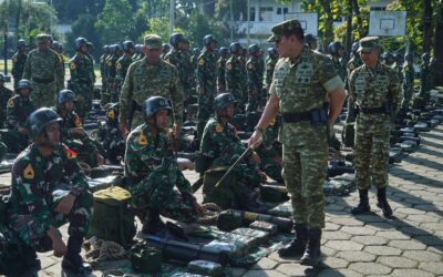 Gubernur Akmil Pimpin Laporan Kesiapan Latihan Pramuka Yudha dan OJT Taruna