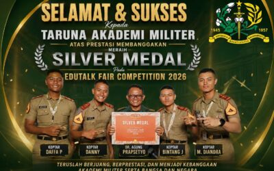 Menjawab Tantangan Era Digital, Taruna Akmil Raih Silver Medal Nasional melalui Gagasan Cyber Resilience
