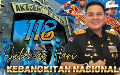 “Selamat Memperingati Hari Kebangkitan Nasional ke-118 Tahun 2026. Mari kita jadikan semangat kebangkitan nasional sebagai momentum untuk memperkuat persatuan, menumbuhkan jiwa patriotisme, serta meningkatkan pengabdian terbaik kepada bangsa dan negara. Dengan semangat perjuangan para pendahulu, Akademi Militer siap mencetak generasi pemimpin TNI AD yang tangguh, berkarakter, dan berintegritas demi Indonesia yang maju dan berdaulat. Bangkit Bersama, Wujudkan Indonesia Kuat.”