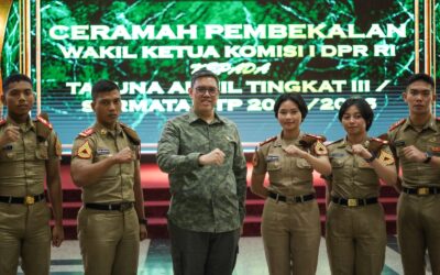 Wakil Ketua Komisi I DPR RI Bekali Taruna Akademi Militer tentang Kepemimpinan Militer Era Kontemporer