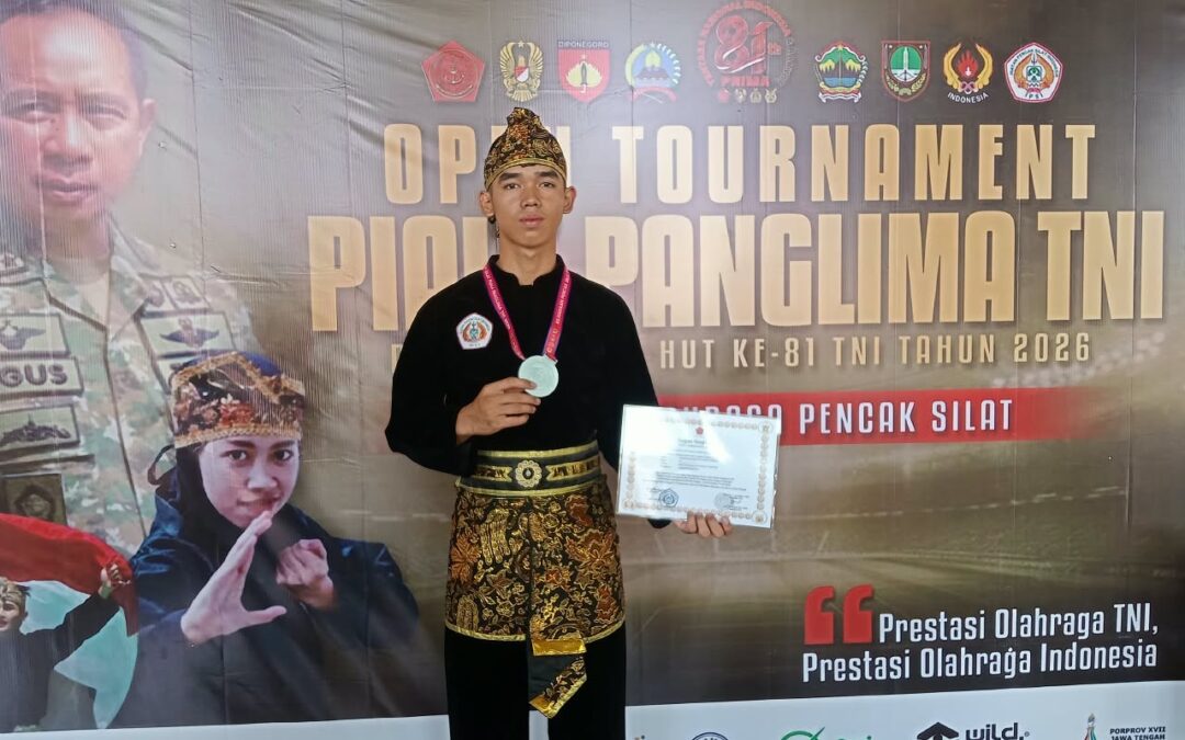 Taruna Akmil Raih Medali Perak dan Emas pada Akmil Open Tournament Pencak Silat Piala Panglima TNI 2026